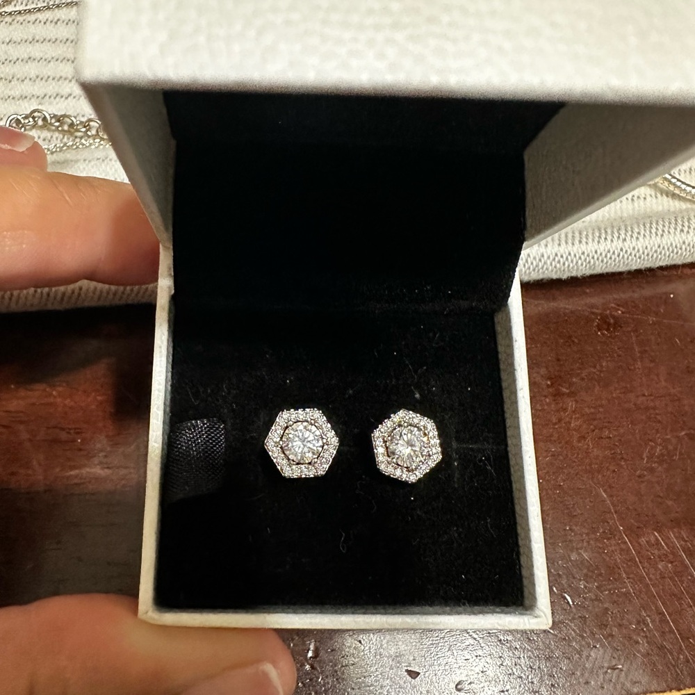Sterling silver earring